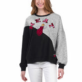 Black Miami Heat G-III 4Her by Carl Banks Women's Benches Split Pullover Sweatshirt | NBA