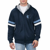 Navy Memphis Grizzlies G-III Sports by Carl Banks Contender Full-Zip Hoodie Jacket | NBA