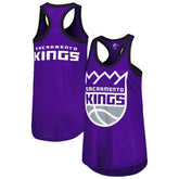 Purple Sacramento Kings G-III 4Her by Carl Banks Women's Showdown Scoop-Neck Racerback Tank Top | NBA