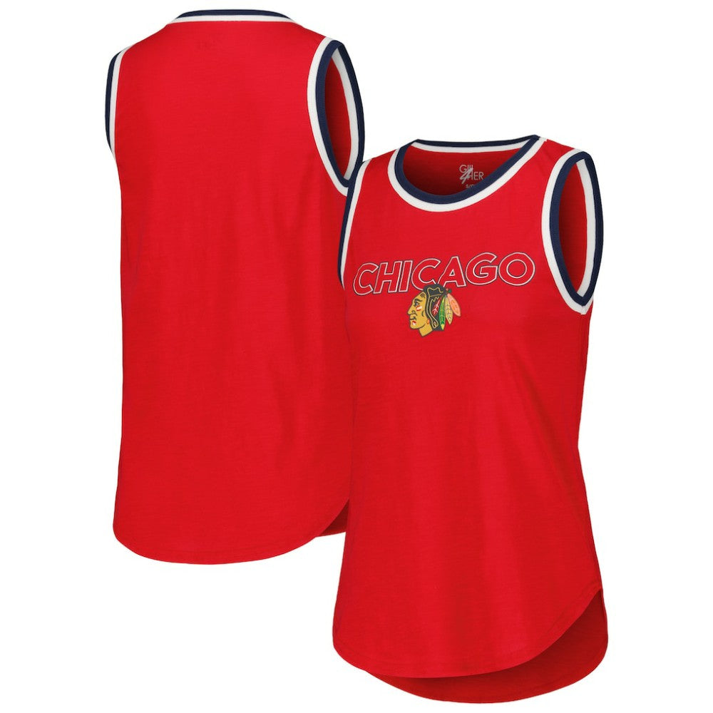 Chicago Blackhawks G-III 4Her by Carl Banks Women's Strategy Tank Top - NHL Tank Top