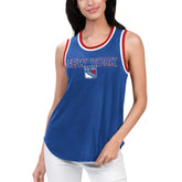 New York Rangers G-III 4Her by Carl Banks Women's Strategy Tank Top - NHL Tank Top