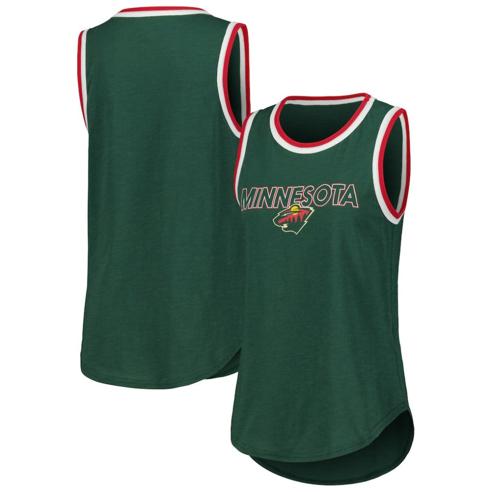 Minnesota Wild G-III 4Her by Carl Banks Women's Strategy Tank Top - NHL Tank Top