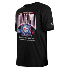 Black Philadelphia 76ers Unisex Oversized Essentials Boxy T-Shirt | NBA