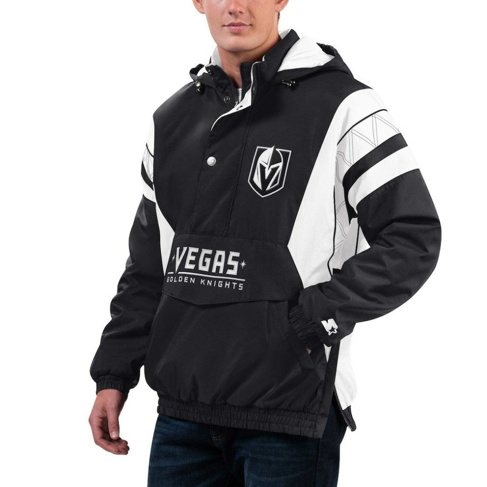 Vegas Golden Knights Starter Home Team Half-Zip Hoodie Jacket - NHL Hoodies