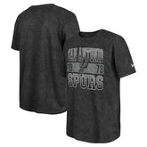 Black San Antonio Spurs Enzyme Washed Oversized T-Shirt | NBA