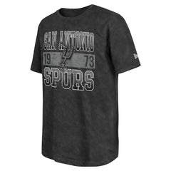 Black San Antonio Spurs Enzyme Washed Oversized T-Shirt | NBA