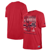 Red Washington Wizards Enzyme Wash Oversized T-Shirt | NBA