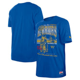 Royal Golden State Warriors Enzyme Wash Oversized T-Shirt sale | NBA