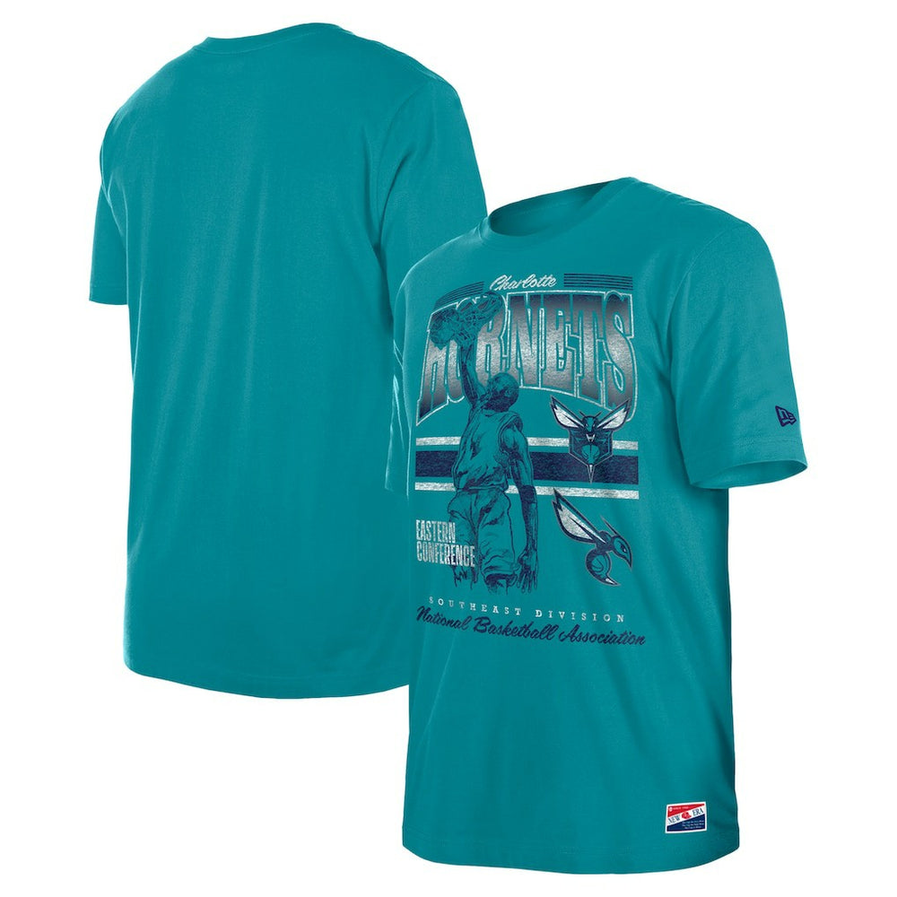 Teal Charlotte Hornets Enzyme Wash Oversized T-Shirt | NBA