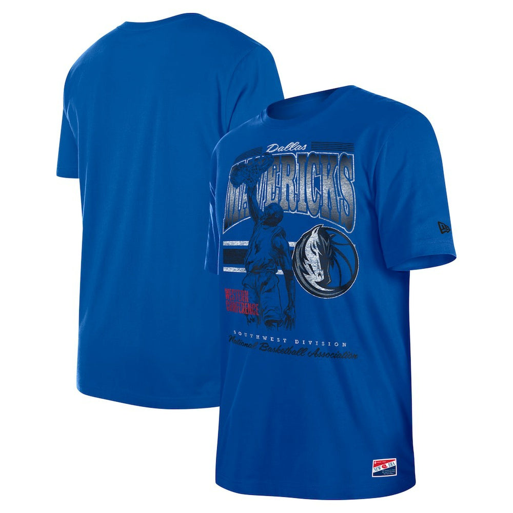 Blue Dallas Mavericks Enzyme Wash Oversized T-Shirt sale | NBA
