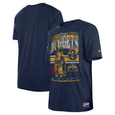 Navy Denver Nuggets Enzyme Wash Oversized T-Shirt sale | NBA