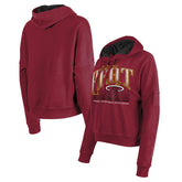 Red Miami Heat Women's Boxy Pullover Hoodie | NBA