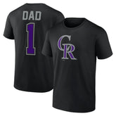 Colorado Rockies Father's Day #1 Dad T-Shirt - MLB T-shirts
