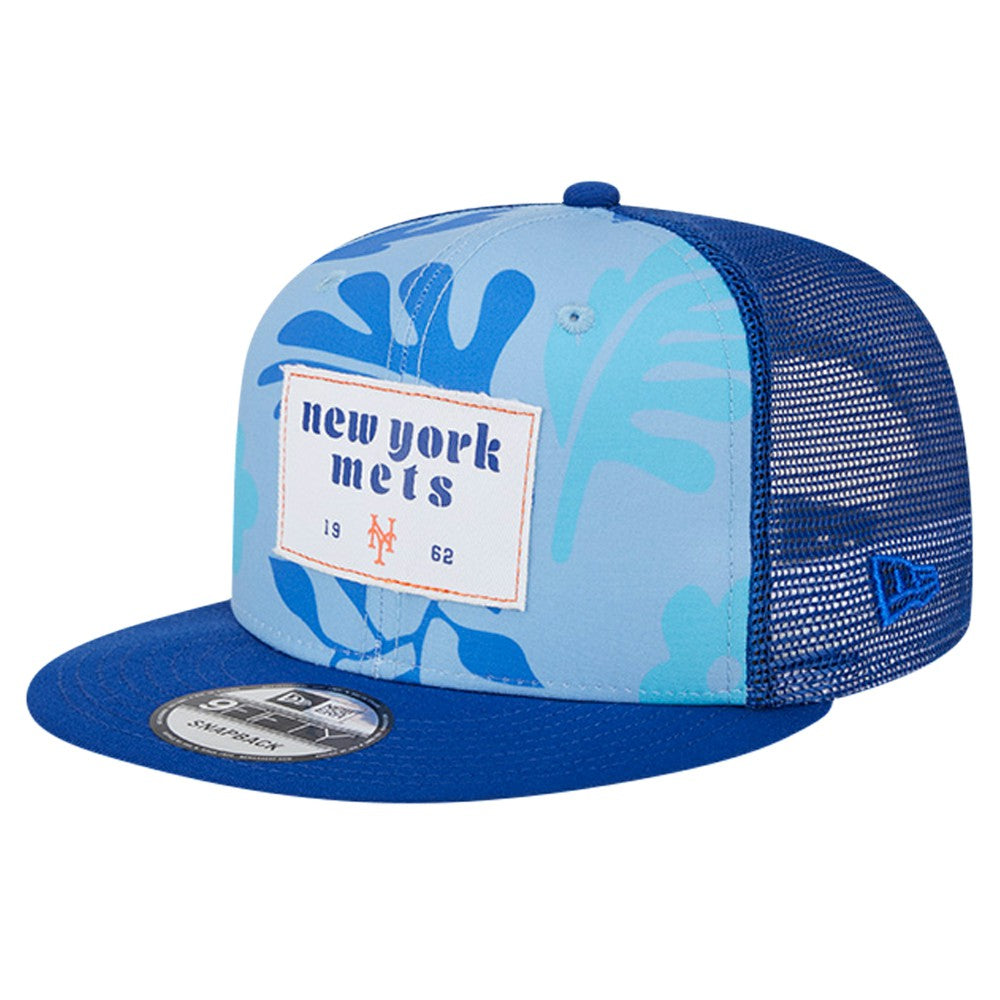 New York Mets New Era Bikini Bottom Trucker 9FIFTY Snapback Hat - MLB Hats