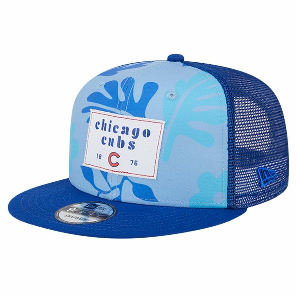 Chicago Cubs New Era Bikini Bottom Trucker 9FIFTY Snapback Hat - MLB Hats