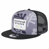 Pittsburgh Pirates New Era Bikini Bottom Trucker 9FIFTY Snapback Hat - MLB Hats