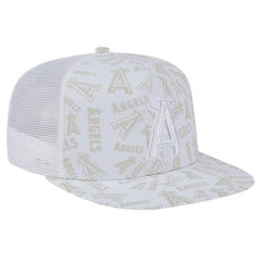 Los Angeles Angels New Era Logo Dunes A-Frame Trucker 9FIFTY Snapback Hat - MLB Hats