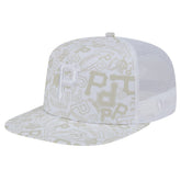 Pittsburgh Pirates New Era Logo Dunes A-Frame Trucker 9FIFTY Snapback Hat - MLB Hats