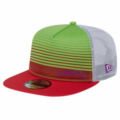 San Francisco Giants New Era Neon Horizon A-Frame Trucker 9FIFTY Snapback Hat - MLB Hats