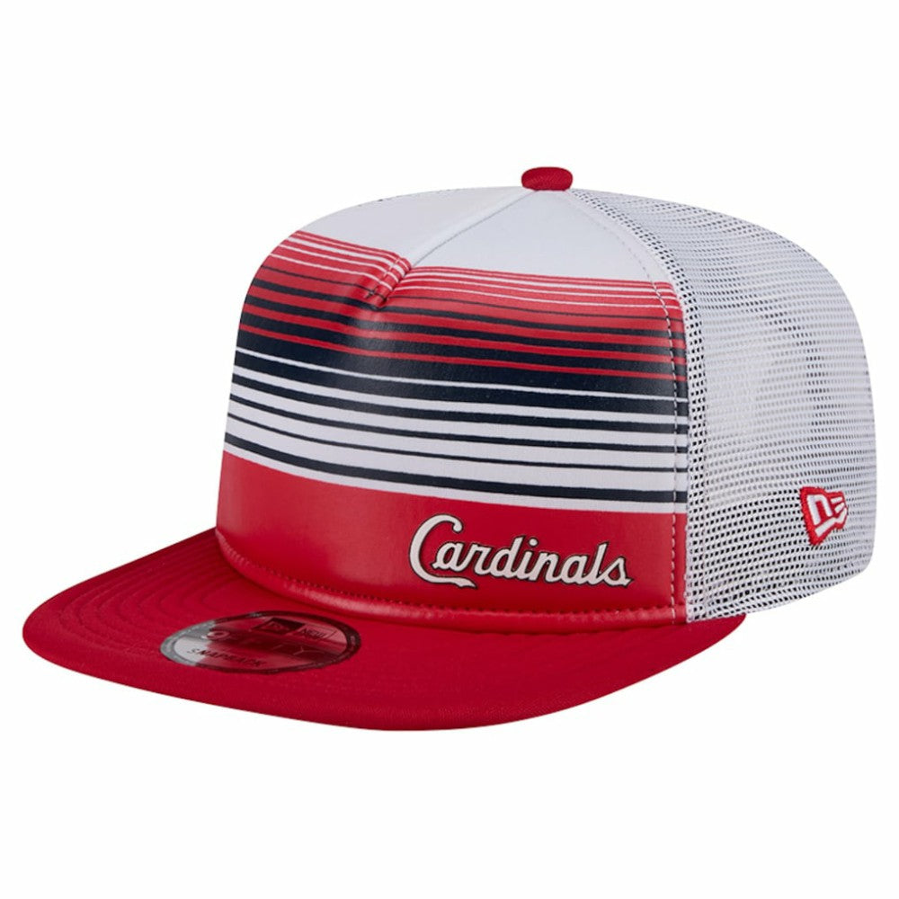 St. Louis Cardinals New Era Team Horizon 9FIFTY A-Frame Trucker Snapback Hat - MLB Hats