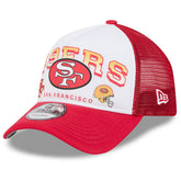 San Francisco 49ers Retro Wordmark A-Frame 9FORTY Adjustable Hat | NFL Outlet