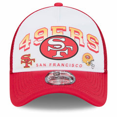 San Francisco 49ers Retro Wordmark A-Frame 9FORTY Adjustable Hat | NFL Outlet