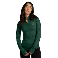 Green Bay Packers Women's Elements Raglan Quarter-Zip Jacket | NFL US