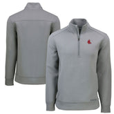 Boston Red Sox Cutter & Buck Cooperstown Collection Roam Eco Recycled Quarter-Zip Pullover - MLB Pullover