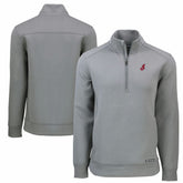 Cleveland Guardians Cutter & Buck Cooperstown Collection Roam Eco Recycled Quarter-Zip Pullover - MLB Pullover