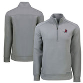 St. Louis Cardinals Cutter & Buck Cooperstown Collection Roam Eco Recycled Quarter-Zip Pullover - MLB Pullover