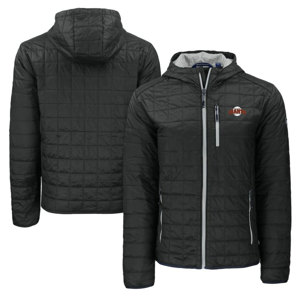 San Francisco Giants Cutter & Buck Cooperstown Collection Rainier Primaloft Eco Full-Zip Hooded Jacket - MLB Jackets