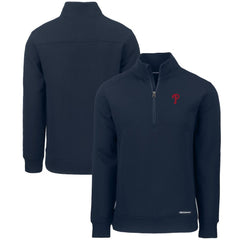 Philadelphia Phillies Cutter & Buck Roam Eco Recycled Quarter-Zip Pullover - MLB Pullover