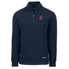 Cleveland Guardians Cutter & Buck Roam Eco Recycled Quarter-Zip Pullover - MLB Pullover