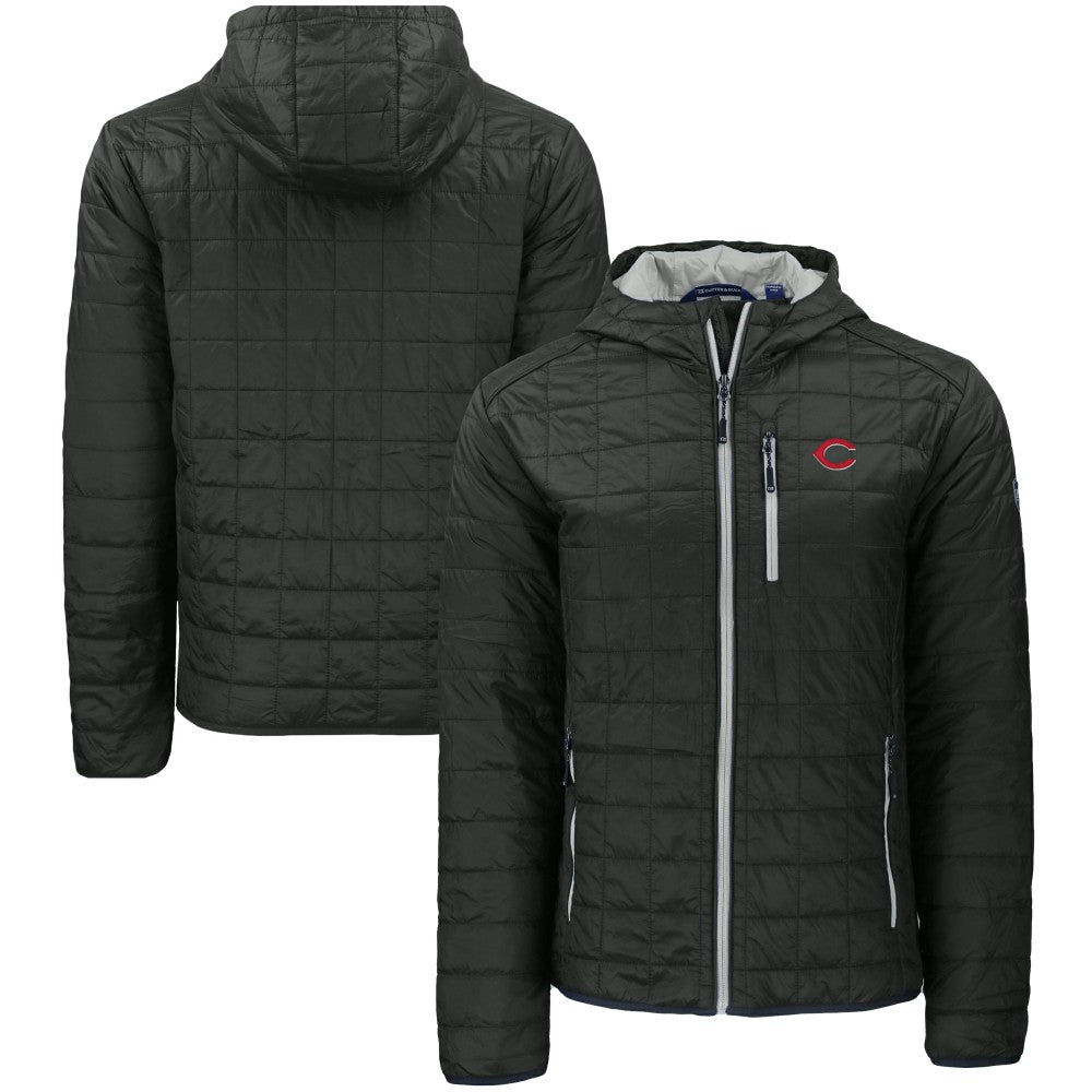 Cincinnati Reds Cutter & Buck Rainier Primaloft Eco Full-Zip Hooded Jacket - MLB Jackets