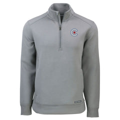 Chicago Cubs Cutter & Buck City Connect Roam Eco Recycled Quarter-Zip Pullover - MLB Pullover