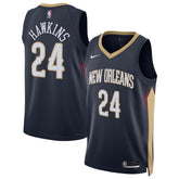 Navy Jordan Hawkins New Orleans Pelicans Unisex Swingman Jersey | NBA