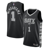 Black Victor Wembanyama San Antonio Spurs Jordan Brand Unisex Swingman Jersey | NBA