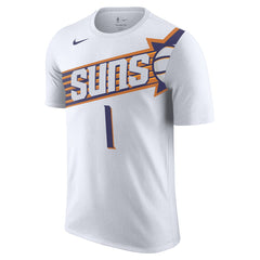 White Devin Booker Phoenix Suns 2023/24 Association Name & Number T-Shirt | NBA