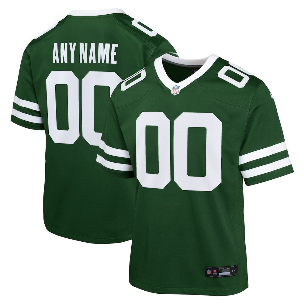 New York Jets Youth Custom Game Jersey | NFL Discount