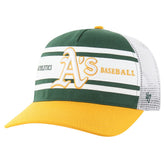 Athletics '47 Gridiron Super Stripe Relaxed Trucker Hitch Adjustable Hat - MLB Hats