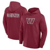 Washington Commanders Elements Blaze Tri-Blend Long Sleeve Hoodie T-Shirt | NFL US