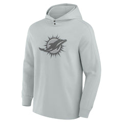 Miami Dolphins Elements Blaze Tri-Blend Long Sleeve Hoodie T-Shirt | NFL Near me
