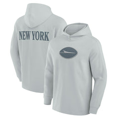 New York Jets Elements Blaze Tri-Blend Long Sleeve Hoodie T-Shirt | NFL Hot