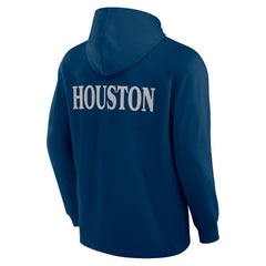 Houston Texans Elements Blaze Tri-Blend Long Sleeve Hoodie T-Shirt | NFL Hot