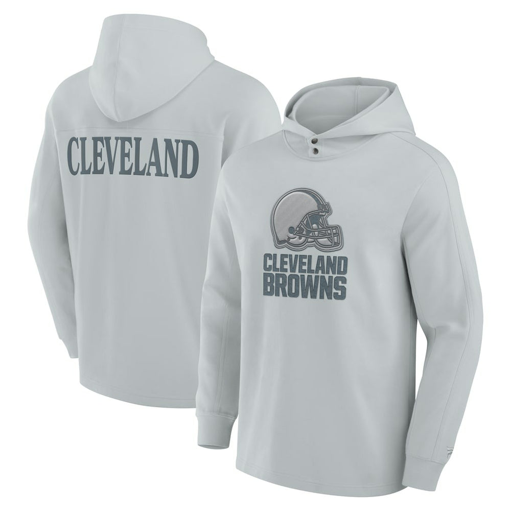 Cleveland Browns Elements Blaze Tri-Blend Long Sleeve Hoodie T-Shirt | NFL On sale
