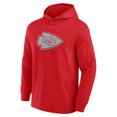 Kansas City Chiefs Elements Blaze Tri-Blend Long Sleeve Hoodie T-Shirt | NFL New