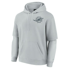 Miami Dolphins Unisex Sleek Elements Pullover Hoodie | NFL Near me