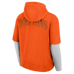 Miami Dolphins Unisex Sleek Elements Pullover Hoodie | NFL Discount