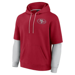 San Francisco 49ers Unisex Sleek Elements Pullover Hoodie | NFL New