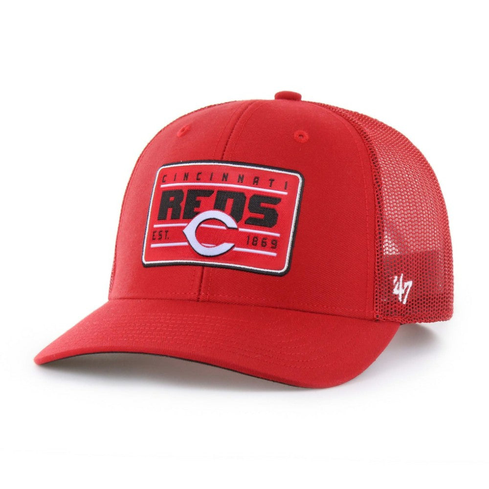 Cincinnati Reds '47 Hardline Trucker Adjustable Hat - MLB Hats